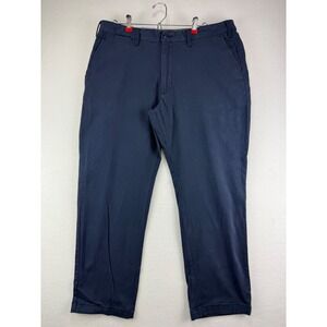 Nautica Pants Mens 38x30 Navy Blue Soft Twill Classic Fit Stretch Chino